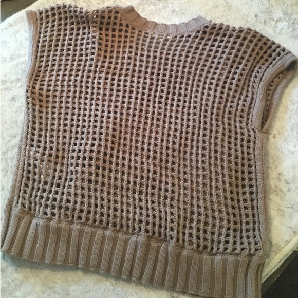 Splendid Taupe Knit Women's Sweater Size Medium - Picture 2 of 4